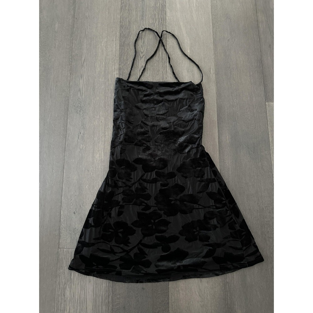 Princess Polly Celena Mini Dress Womens 12‎ Burn Out Floral Strappy Party